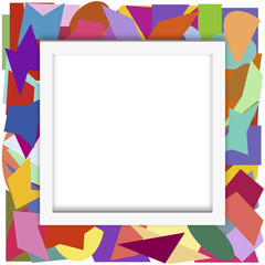 Frame of geometric shapes