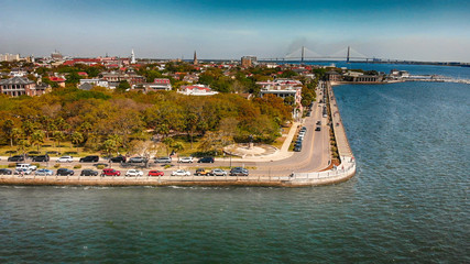 Aerial view of Charleston