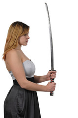 Woman Samurai Swordsman