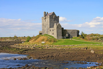 Fototapeta premium Dunguaire castle near Kinvarra in Co. Galway, Ireland