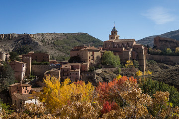 Old church in Albarrac&iacute;n Spain