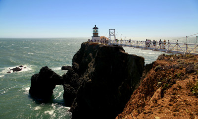 Fototapeta na wymiar Point Bonita Lighthouse