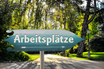 Schild 254 - Arbeitsplätze