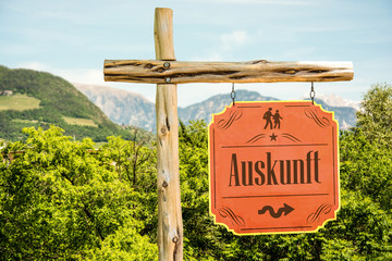 Schild 288 - Auskunft