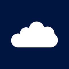 cloud symbol icon vector