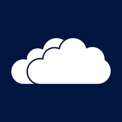 cloud symbol icon vector