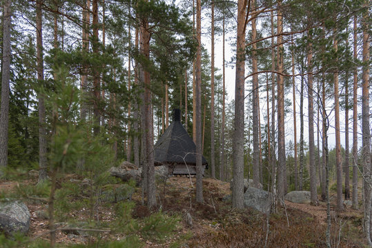 Cottage in forest, Filand