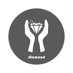 Save diamond sign icon 1