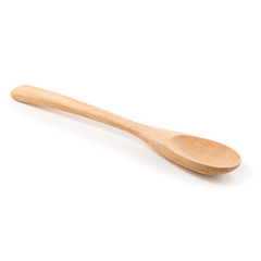 Wooden Spoon isolated on a white background
