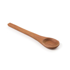 Wooden Spoon isolated on a white background