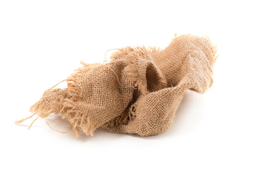 Sack Cloth Tag Isolated on a White background