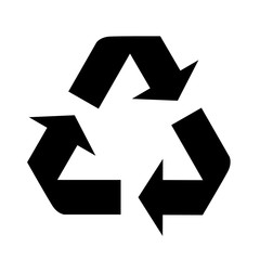 recycle icon in trendy flat style isolated on background. recycle icon page symbol for your web site design recycle icon logo, app,