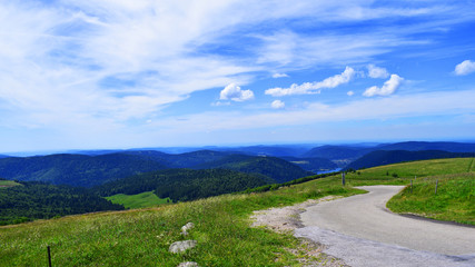 Alpine Landscape with free space for decoration,