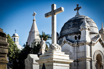 Obraz premium Cemetery of San Miguel, Malaga, Spain