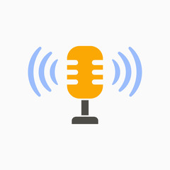 Microphone vector icon