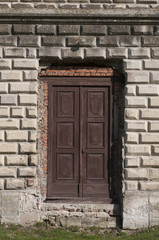 Locked Old door entrance
