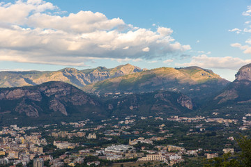 Fototapeta na wymiar The beautiful view of Sorento, Italy.