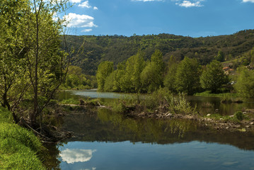 Fototapeta premium Rivière du Doux, Ardèche.