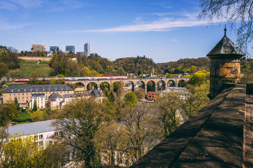 Fototapeta premium Spring season in Luxembourg