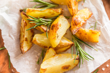 Roast potatoes with rosemary, Mediterranean Cuisine