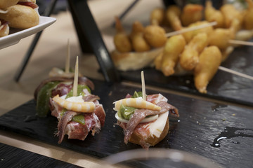 tapas in a Spanish bar