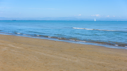 Magic of the golden beach of Lignano Sabbiadoro