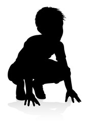 Kid Child Silhouette 