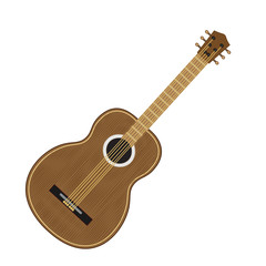 Obraz na płótnie Canvas Vector drawing of a guitar.