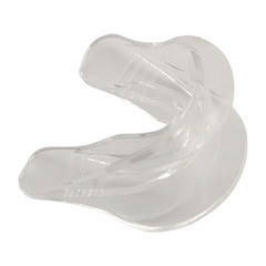 Sports mouth guard. Mouthguard isolated on white background