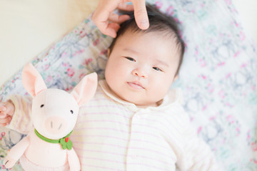 生後３ヶ月の赤ちゃん