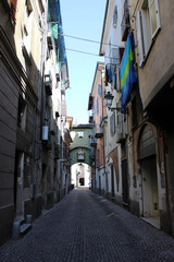 Fototapeta na wymiar streets of Cuneo