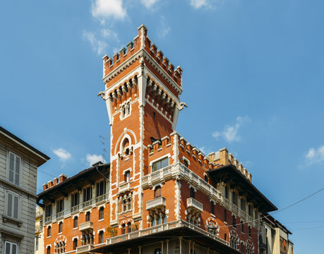 Castello Cova, also known as Palazzo Viviani Cova is a historical building in Milan, northern Italy, close to the Basilica of Sant'Ambrogio. It was built between 1910 and 1915.