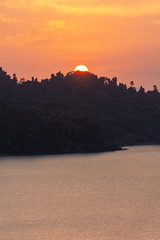 Obraz premium Sunrise in the Mergui Islands, Myanmar.