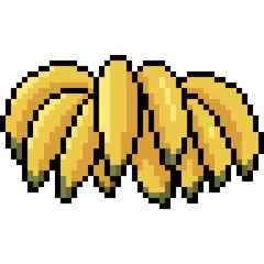 vector pixel art banana