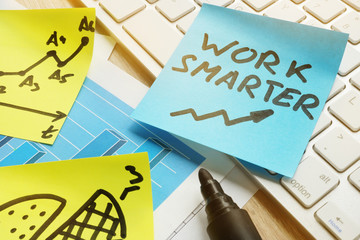 Stick with words work smarter on a keyboard.