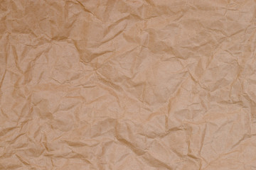 Background of abstract vintage crumpled packing paper texture