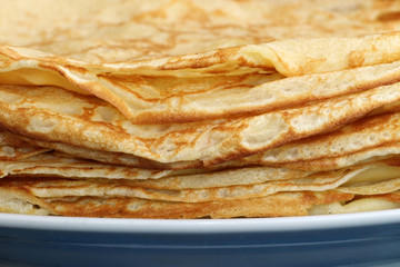 Stack of Pancakes on a Plate