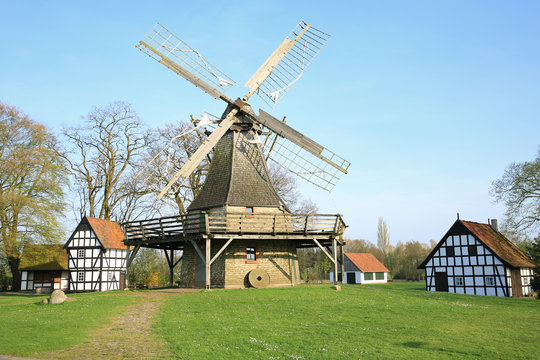 The historic farm in Stemwede-Levern, Kreis Minden-Luebbecke, North Rhine-Westphalia, Germany