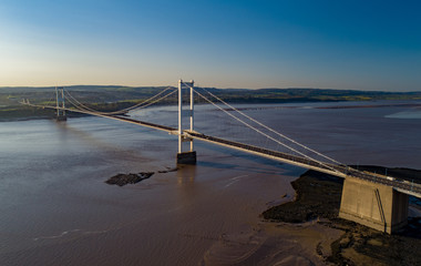 Aeriel View of Severn Bridge