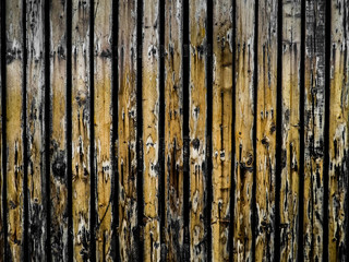 old fence boards black and gold	