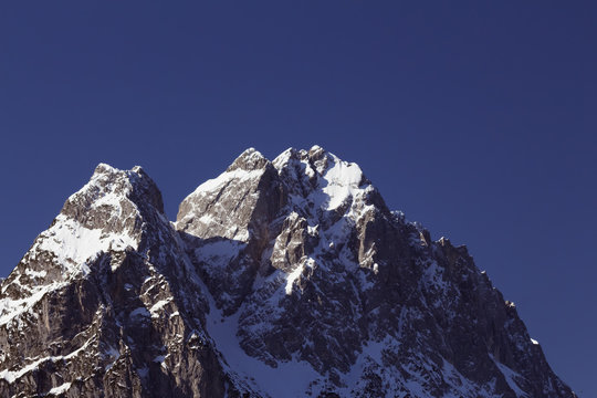 Zugspitze, the highest mountain of Germany