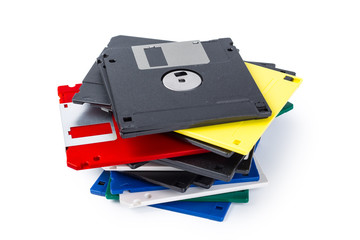 floppy disk isolated