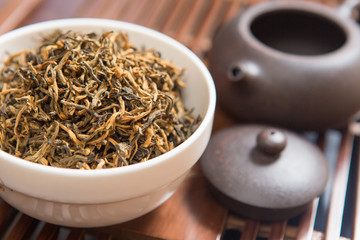 Chinese tea ceremony, Puer tea in assortment
