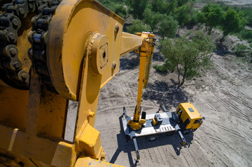 Aerial platform, top view