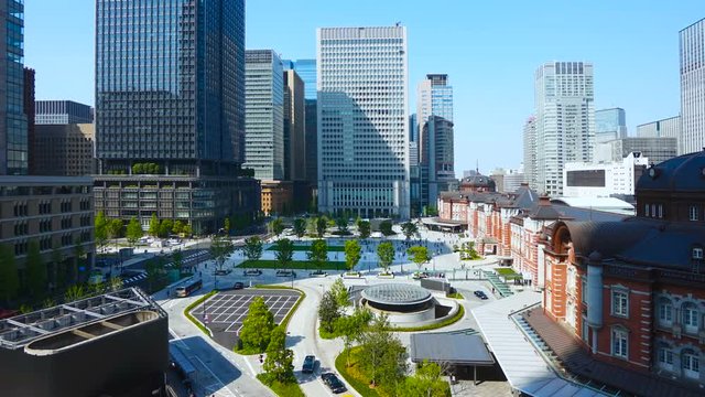 4k・東京駅・2018年・タイムラプス