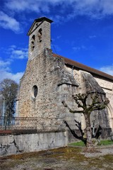 Fototapeta na wymiar Eglise de Saint-hilaire-bonneval.
