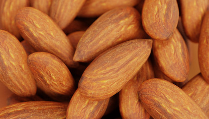 Realistic 3D Render of Almonds
