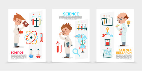 Flat Scientific Research Posters