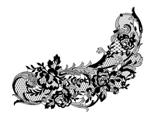 Obraz premium lace flower element