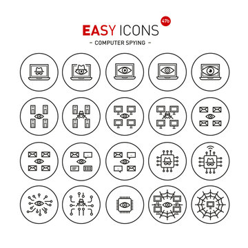 Easy icons 46b Computer crime
